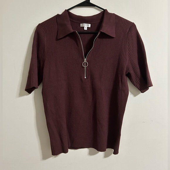 Reitmans Ribbed Short Sleeve Tee - Picture 5 of 8
